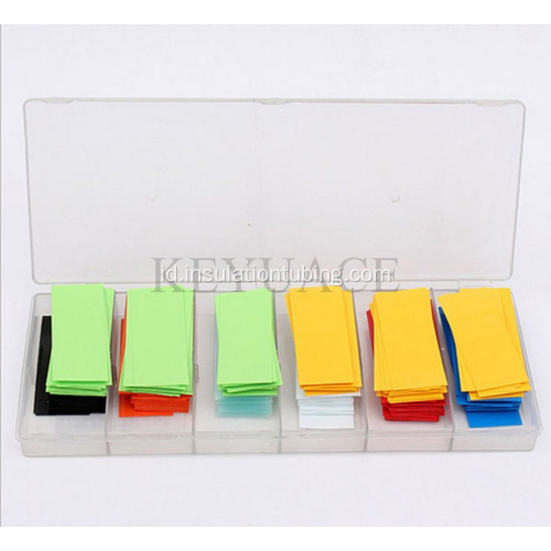 Colourful Li-ion 18650 Baterai Wrap Tubing Kit